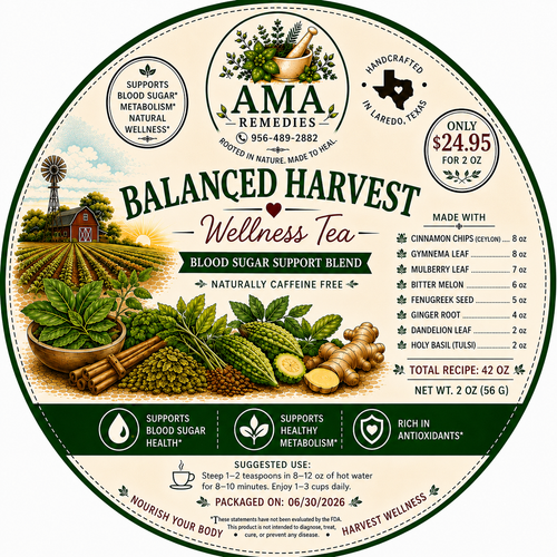 Balanced Harvest Wellness Tea — Blood Sugar Support Blend