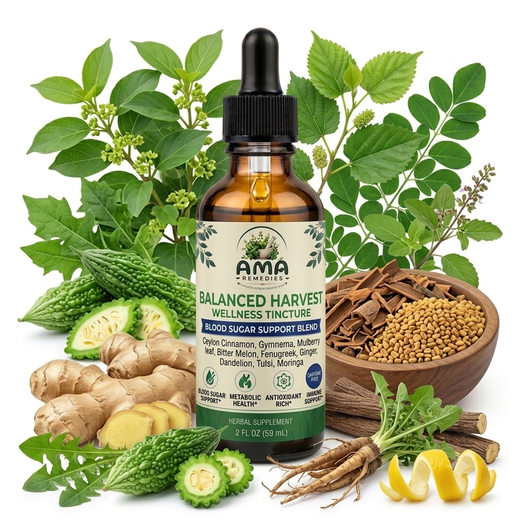 Balanced Harvest Wellness Tincture  —  Blood Sugar Support
