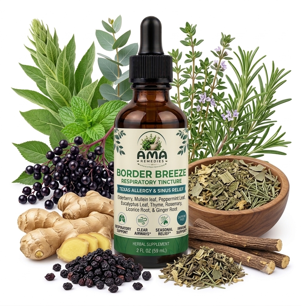 Border Breeze Respiratory Tincture — Texas Allergy & Sinus Relief