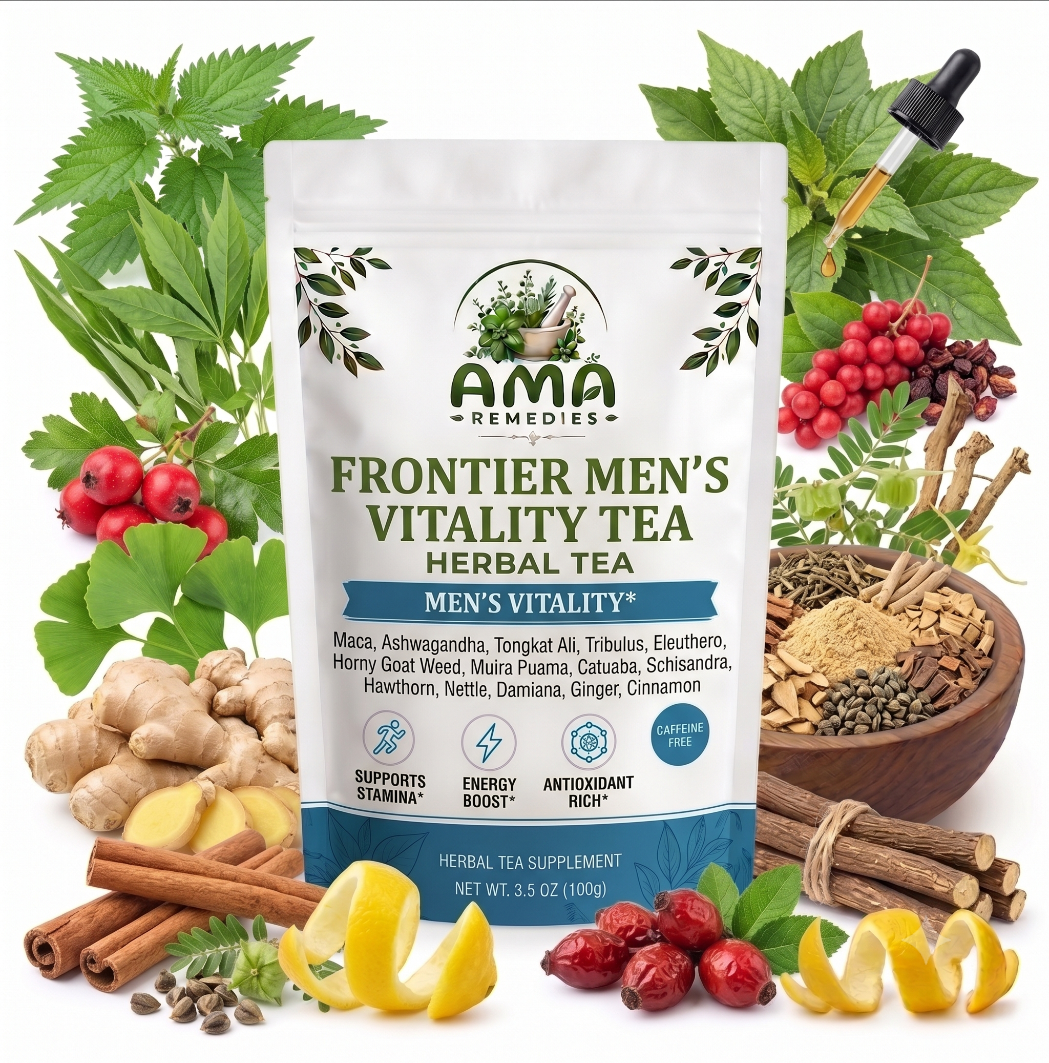 Frontier Men's Vitality Tea — Men's Vitality & Stamina