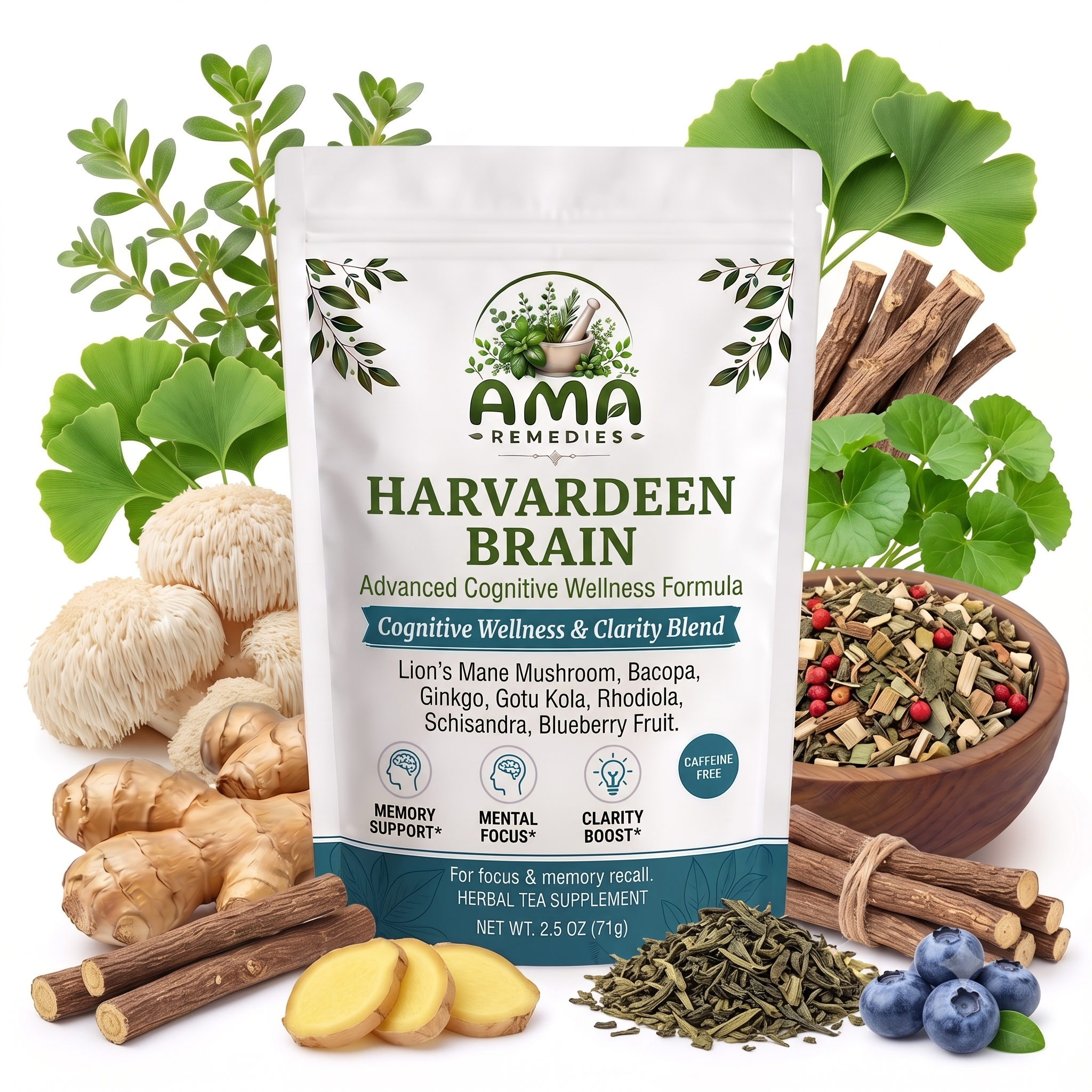 Harvardeen Brain - Advanced Cognitive Wellness Formula