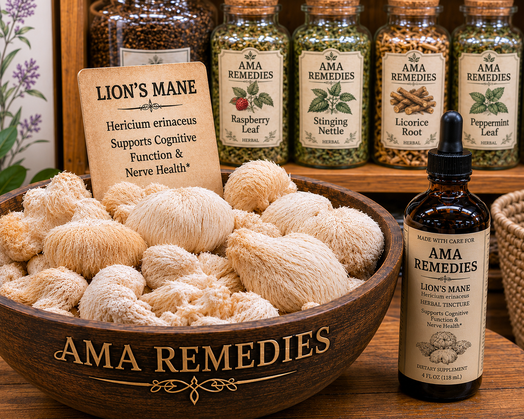 Lion's Mane (Medicinal Mushroom) Tincture (Hericium erinaceus)