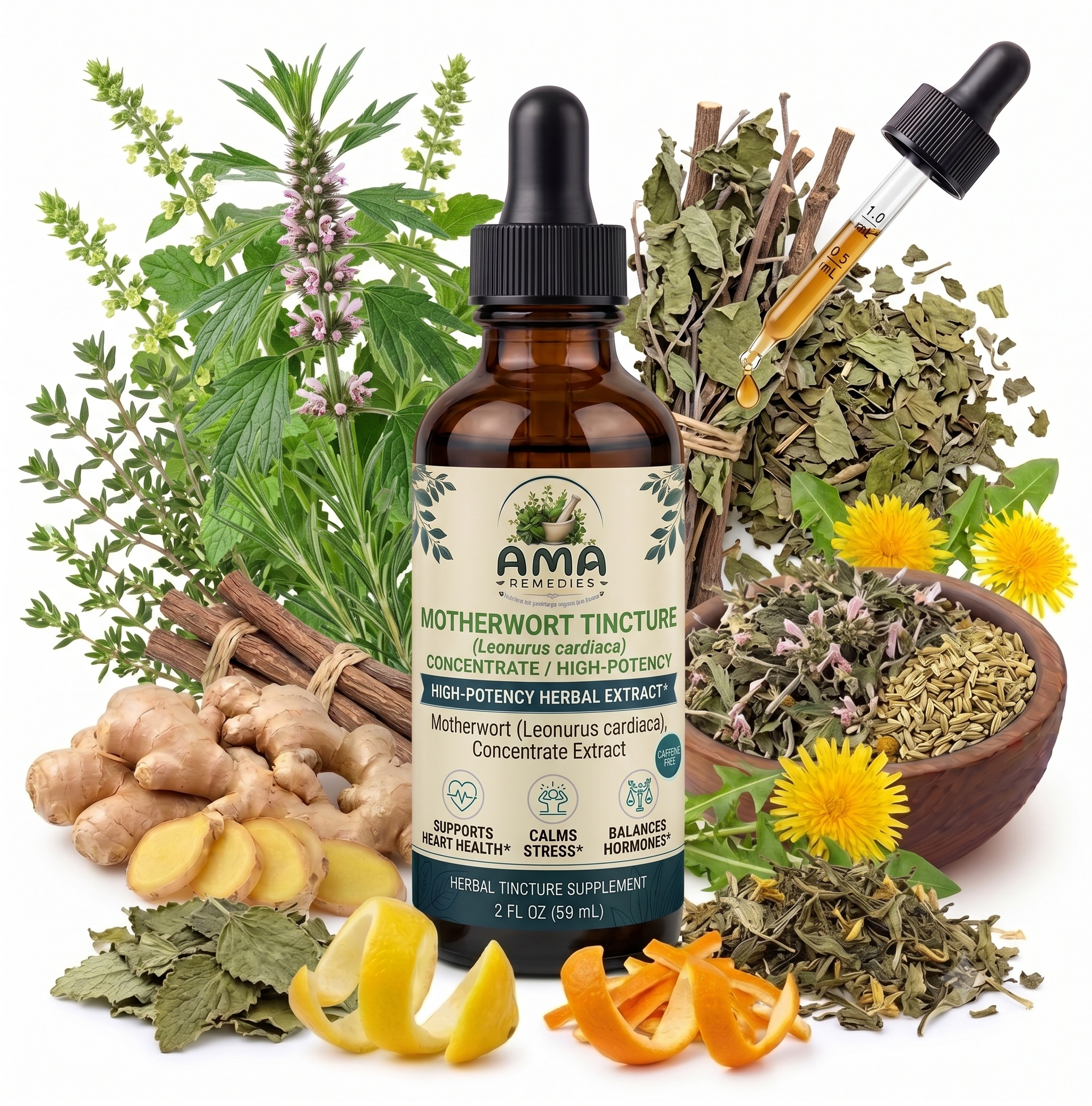 Motherwort (Concentrate / high-potency) Tincture (Leonurus cardiaca)