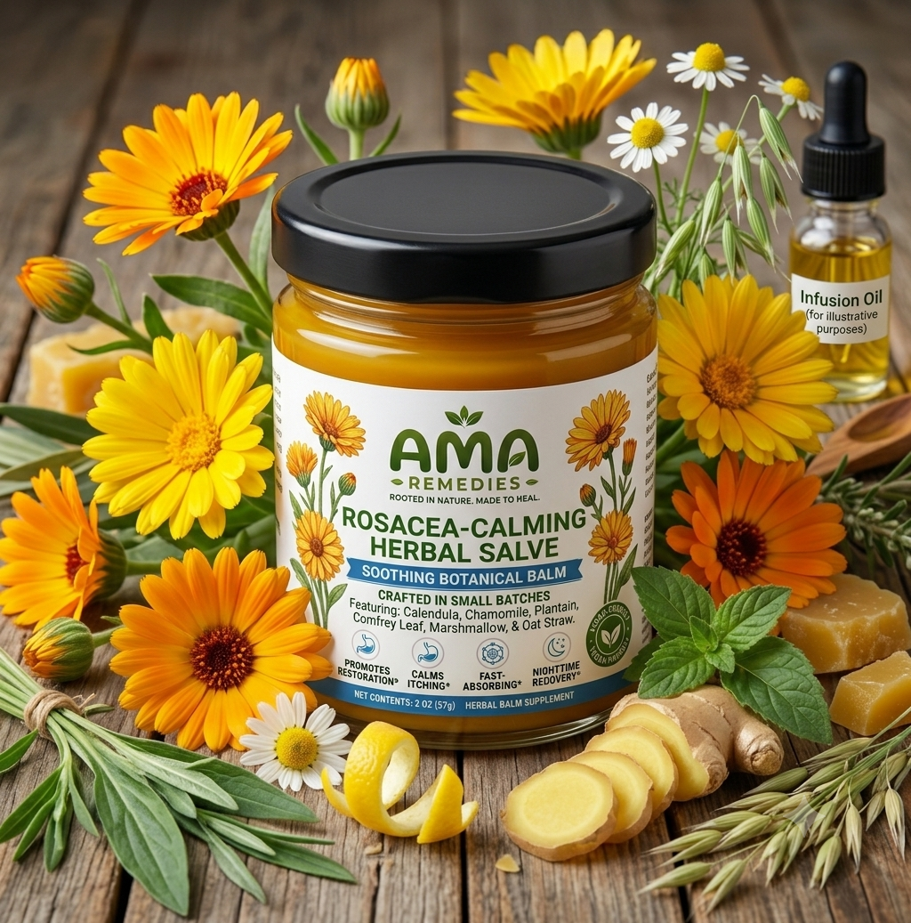 Rosacea-Calming Herbal Salve
