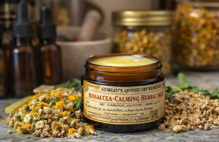 Rosacea-Calming Herbal Salve